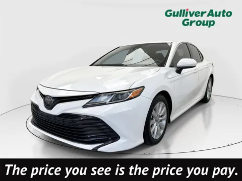 White 2018 Toyota Camry LE for sale in Plano, TX