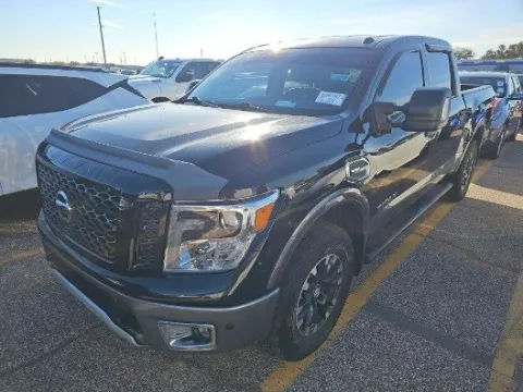 Black 2017 Nissan Titan PRO-4X for sale in Plano, TX