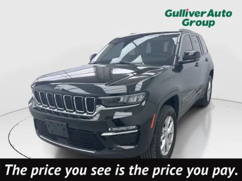 Black 2022 Jeep Grand Cherokee Limited for sale in Plano, TX