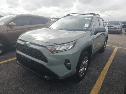Gray 2021 Toyota RAV4 XLE Premium for sale in Plano, TX