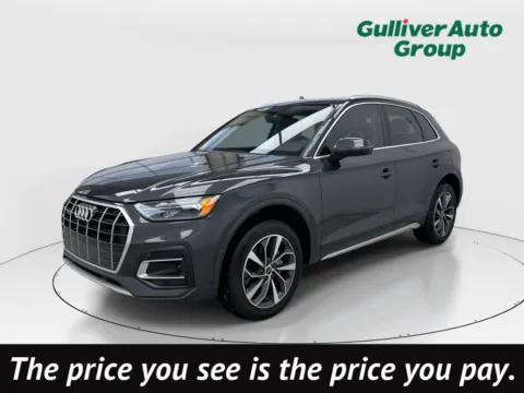 Gray 2021 Audi Q5 45 Premium for sale in Plano, TX