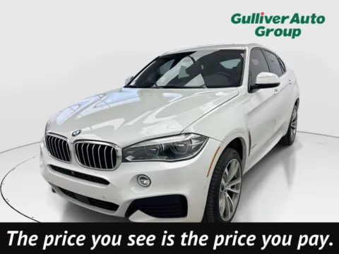 White 2017 BMW X6 xDrive50i for sale in Plano, TX