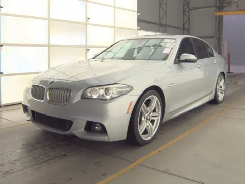 Silver 2016 BMW 5 Series 550i for sale in Plano, TX
