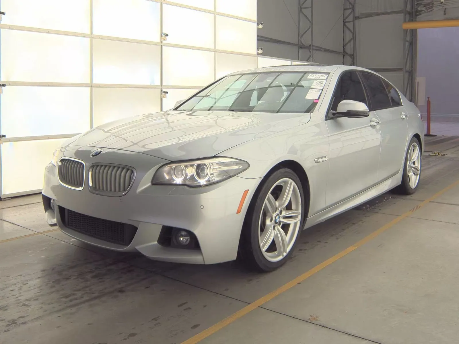 Silver 2016 BMW 5 Series 550i for sale in Plano, TX