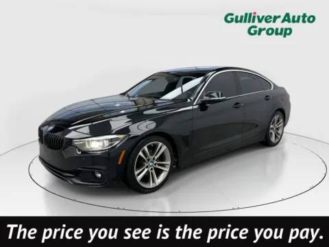 Black 2019 BMW 4 Series 430i Gran Coupe for sale in Plano, TX