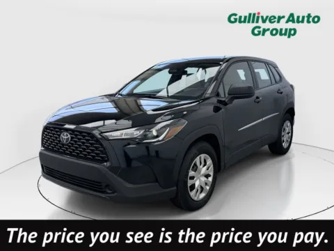 Black 2025 Toyota Corolla Cross L for sale in Plano, TX