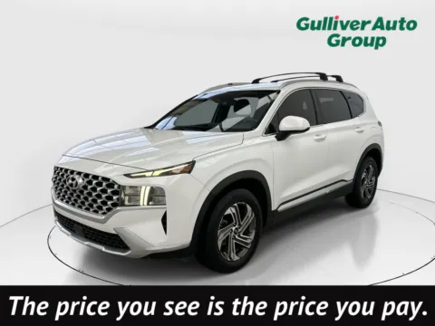 White 2022 Hyundai Santa Fe SEL for sale in Plano, TX