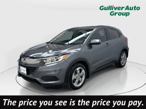 Gray 2020 Honda HR-V LX for sale in Plano, TX