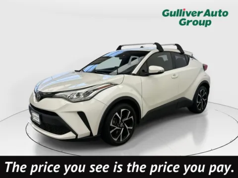 White 2021 Toyota C-HR XLE for sale in Plano, TX