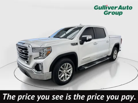 White 2019 GMC Sierra 1500 SLT for sale in Plano, TX