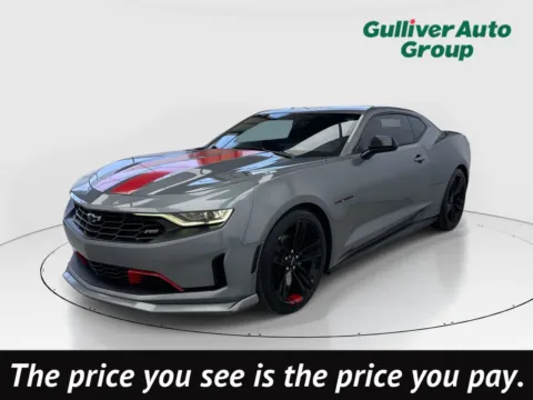 Gray 2021 Chevrolet Camaro 1LT for sale in Plano, TX