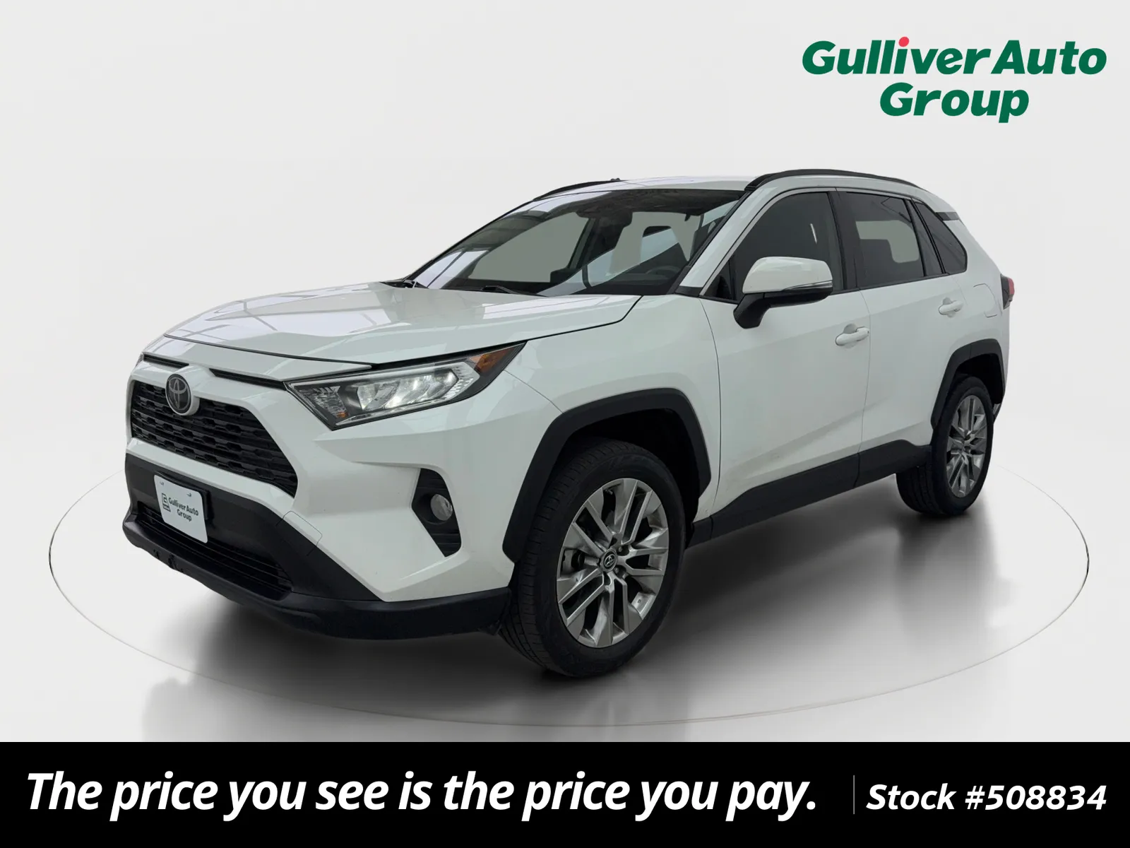 White 2019 Toyota RAV4 XLE Premium for sale in Plano, TX