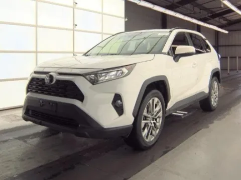 White 2019 Toyota RAV4 XLE Premium for sale in Plano, TX