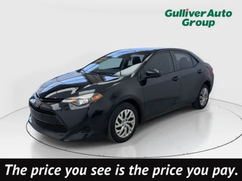 Black 2019 Toyota Corolla LE for sale in Plano, TX