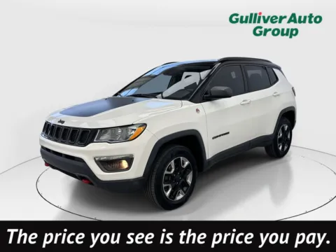 White 2018 Jeep Compass Trailhawk for sale in Plano, TX