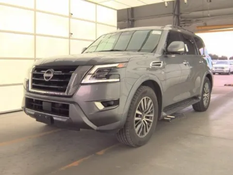 Gray 2021 Nissan Armada SL for sale in Plano, TX
