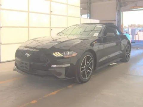 Black 2022 Ford Mustang EcoBoost Premium for sale in Plano, TX