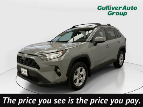 Gray 2021 Toyota RAV4 XLE for sale in Plano, TX