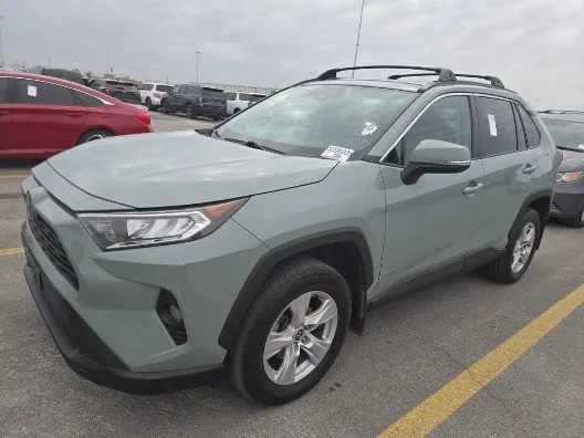 Gray 2021 Toyota RAV4 XLE for sale in Plano, TX