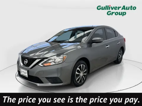 Gray 2017 Nissan Sentra S for sale in Plano, TX