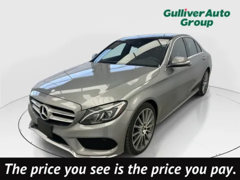 Silver 2015 Mercedes-Benz C-Class C 400 for sale in Plano, TX