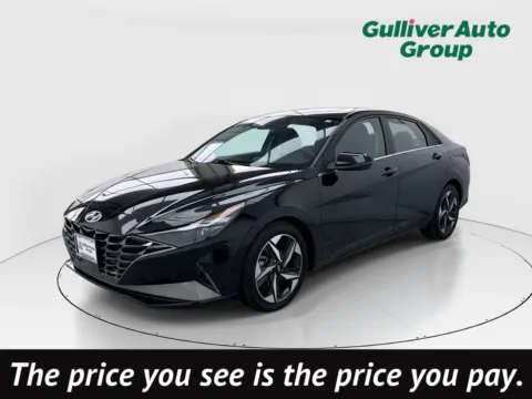 Black 2022 Hyundai Elantra Limited for sale in Plano, TX