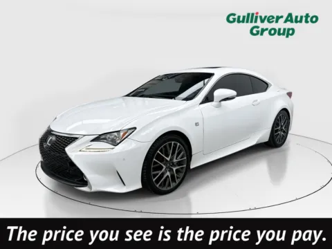 White 2015 Lexus RC 350 for sale in Plano, TX