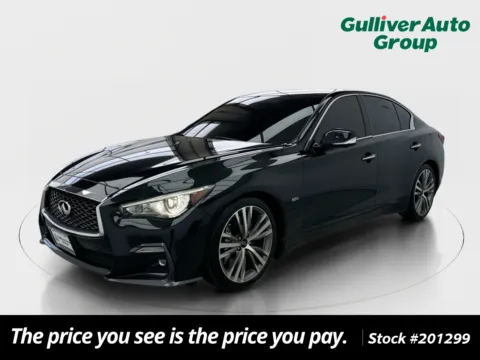 Black 2020 INFINITI Q50 Sport for sale in Plano, TX