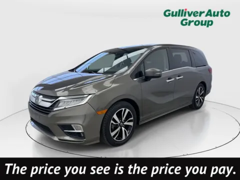 Brown 2020 Honda Odyssey Elite for sale in Plano, TX