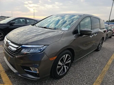 Brown 2020 Honda Odyssey Elite for sale in Plano, TX
