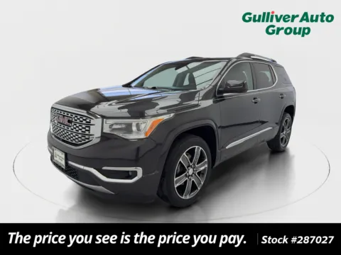 Green 2017 GMC Acadia Denali for sale in Plano, TX