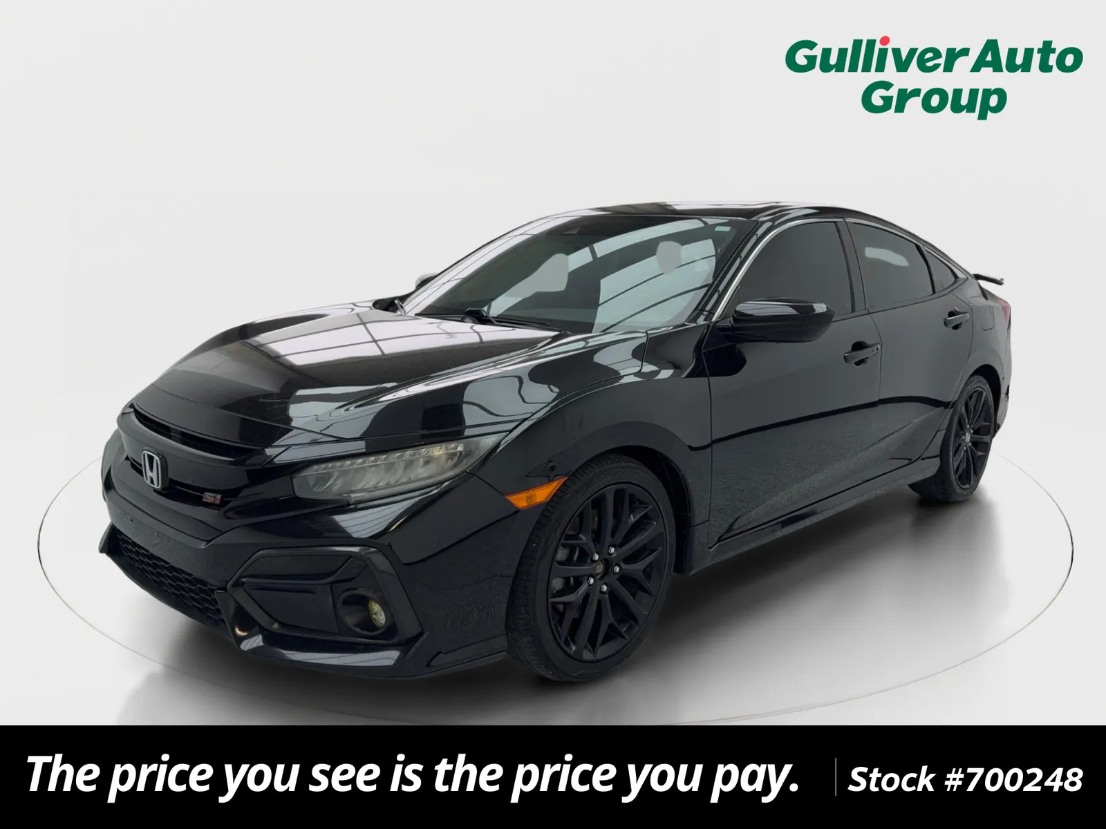 Black 2020 Honda Civic Si for sale in Plano, TX