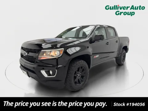 Black 2018 Chevrolet Colorado Z71 for sale in Plano, TX