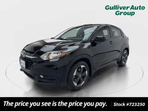 Black 2018 Honda HR-V EX for sale in Plano, TX