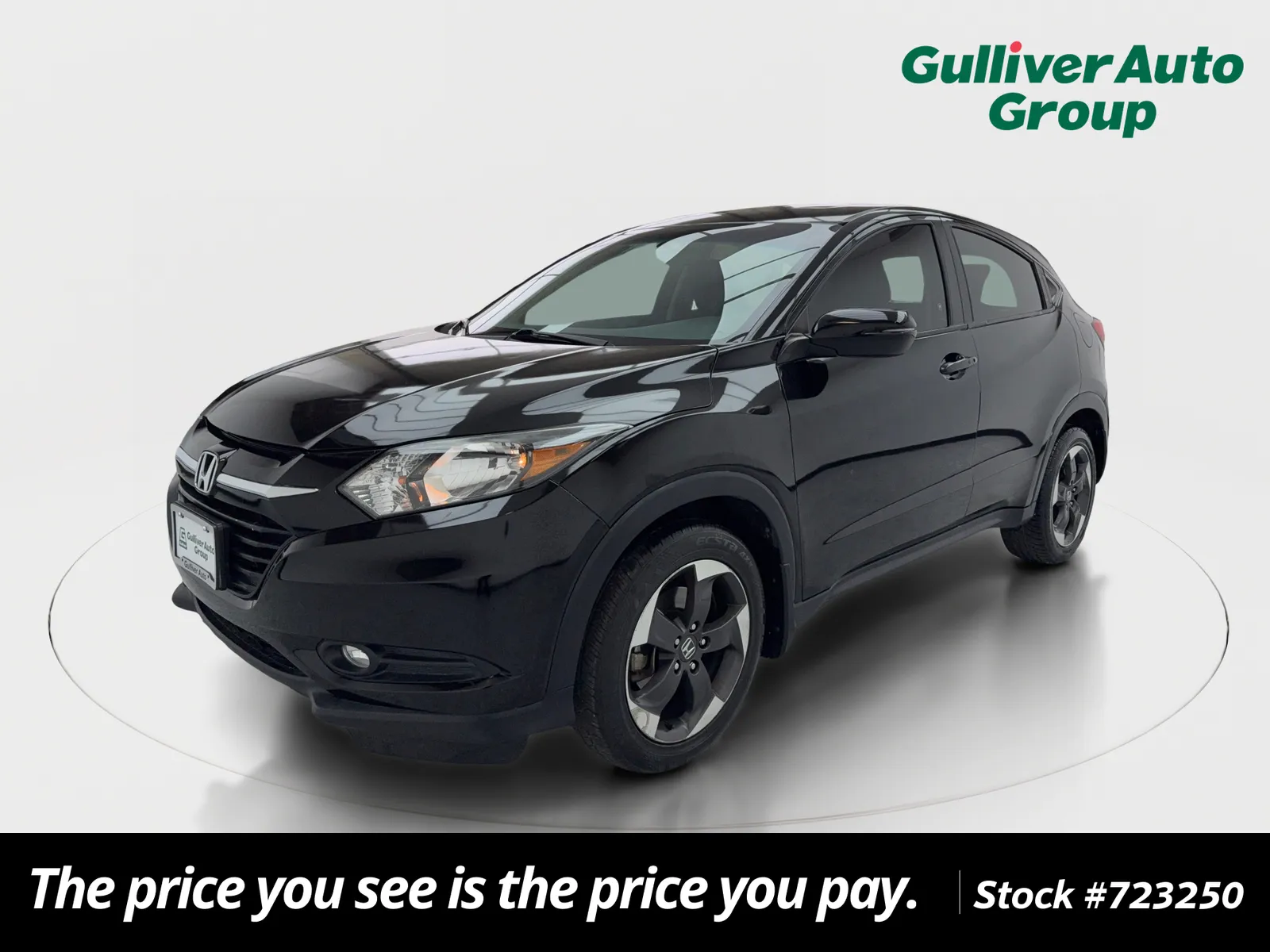 Black 2018 Honda HR-V EX for sale in Plano, TX