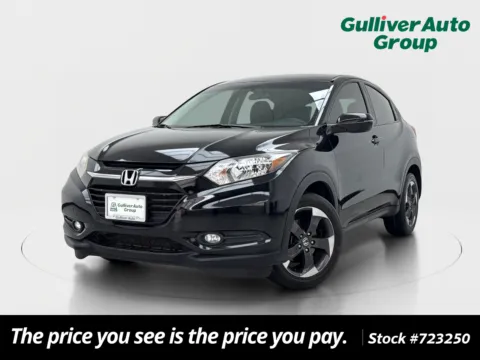 Black 2018 Honda HR-V EX for sale in Plano, TX