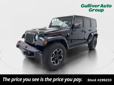 Black 2016 Jeep Wrangler Unlimited Rubicon for sale in Plano, TX