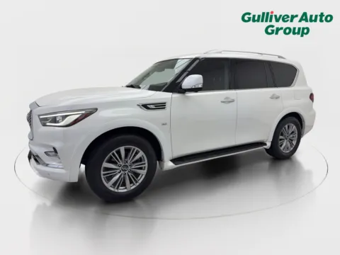 Photos of 2018 INFINITI QX80 for sale in Plano, TX at Gulliver Auto Group