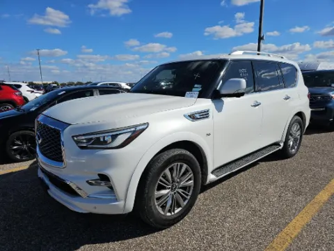 White 2018 INFINITI QX80 for sale in Plano, TX