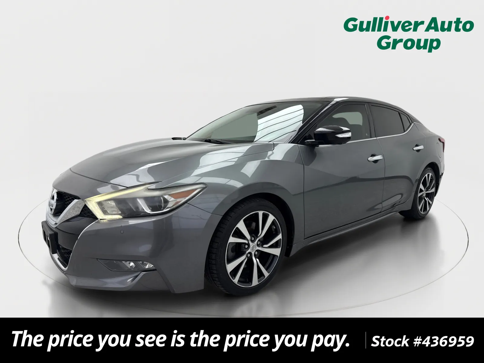 Gray 2017 Nissan Maxima Platinum for sale in Plano, TX