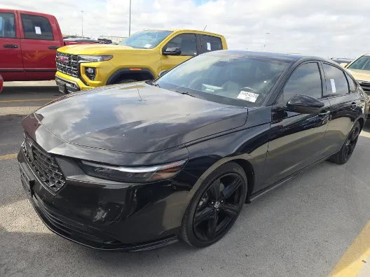 Black 2023 Honda Accord Hybrid Sport-L for sale in Plano, TX