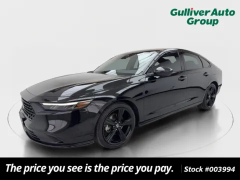 Black 2023 Honda Accord Hybrid Sport-L for sale in Plano, TX