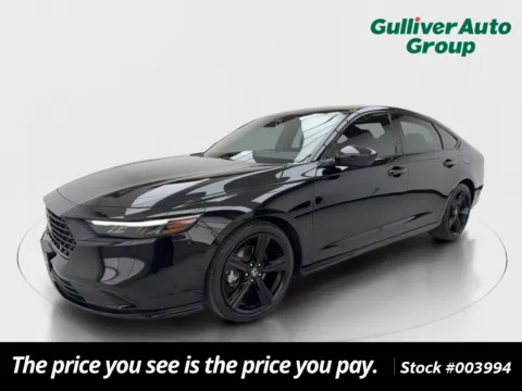 Black 2023 Honda Accord Hybrid Sport-L for sale in Plano, TX
