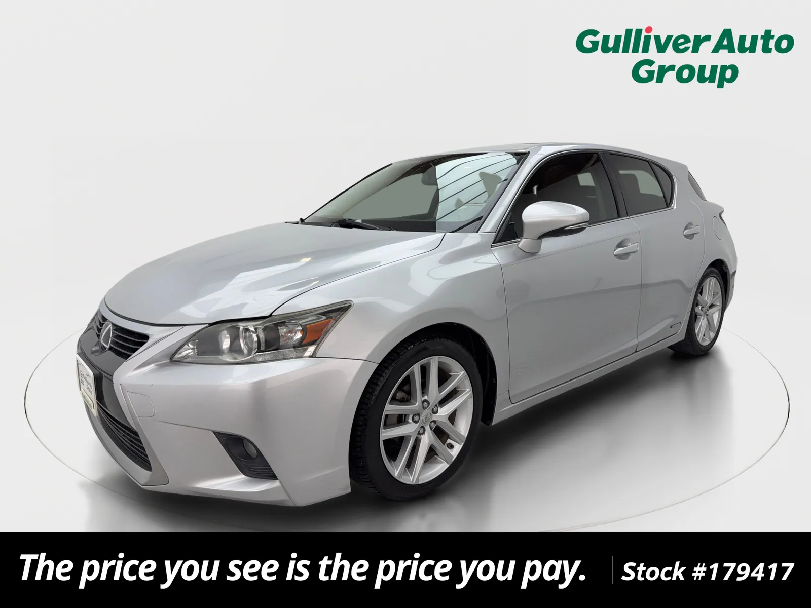 Silver 2014 Lexus CT 200h for sale in Plano, TX