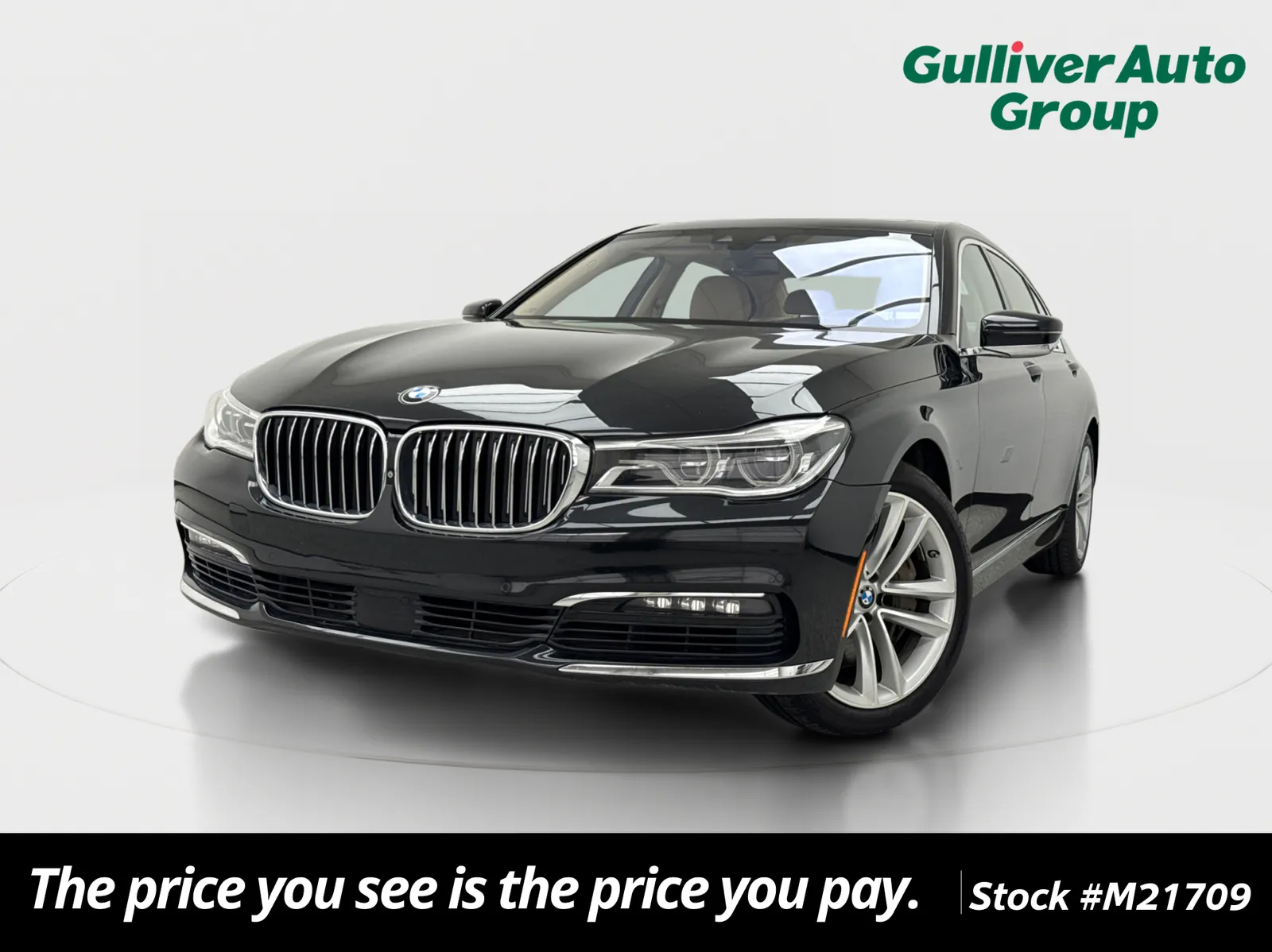 Black 2017 BMW 7 Series 750i for sale in Plano, TX