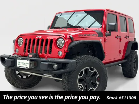 Red 2017 Jeep Wrangler Unlimited Rubicon for sale in Plano, TX