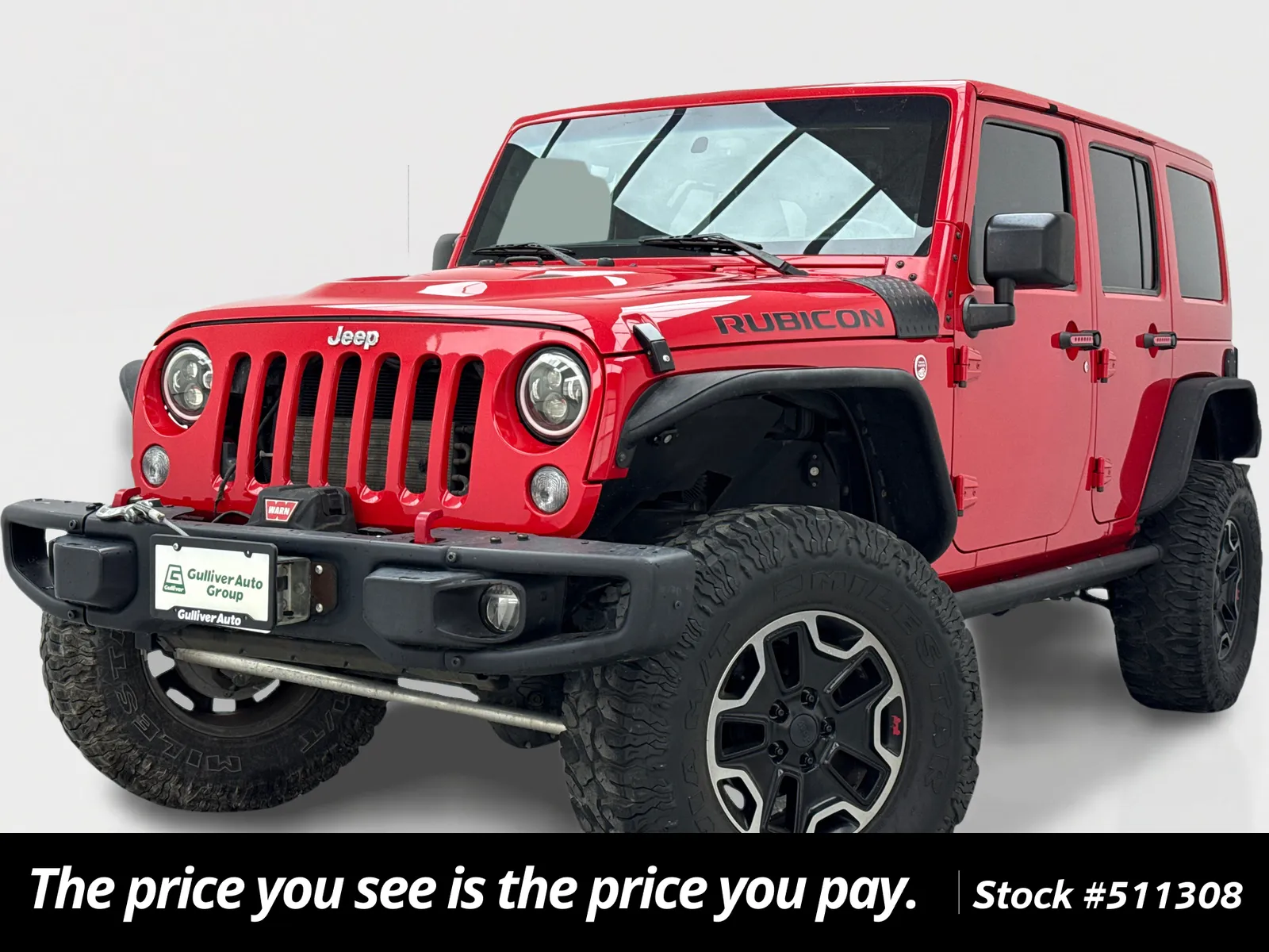 Red 2017 Jeep Wrangler Unlimited Rubicon for sale in Plano, TX
