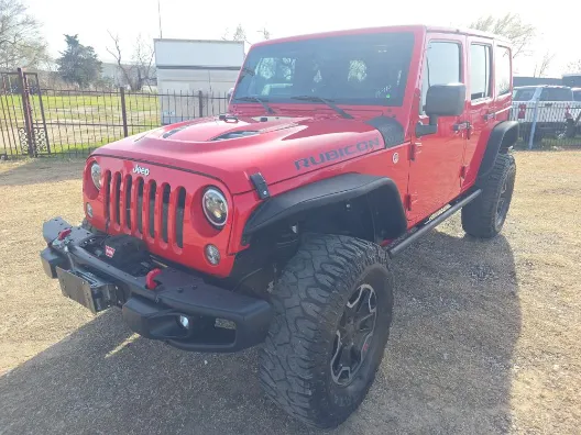 Red 2017 Jeep Wrangler Unlimited Rubicon for sale in Plano, TX