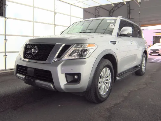 Silver 2018 Nissan Armada SV for sale in Plano, TX