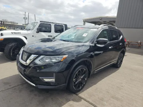 Black 2017 Nissan Rogue SL for sale in Plano, TX